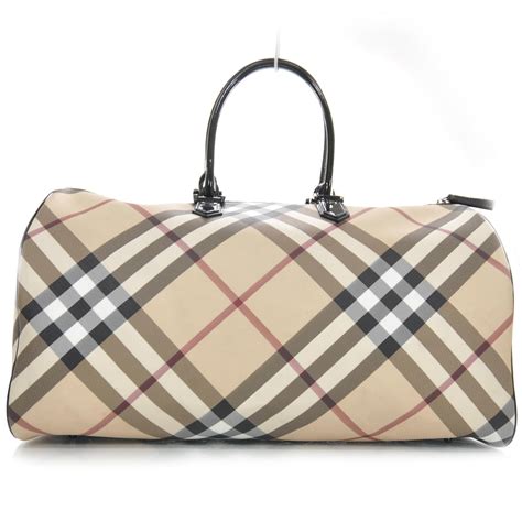 burberry candy nova check boston bag|Burberry nova check banner bag.